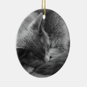 寝猫オーナメント セラミックオーナメント (右)