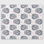 寝猫包み紙 ラッピングペーパー (フラット)