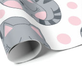 寝猫包み紙 ラッピングペーパー (ロールコーナー)