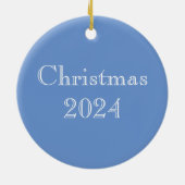 寝猫日本の白黒 セラミックオーナメント (裏面)