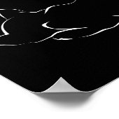 寝猫。イラストレーション ポスター (角)