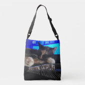 寝猫 クロスボディバッグ (裏面)