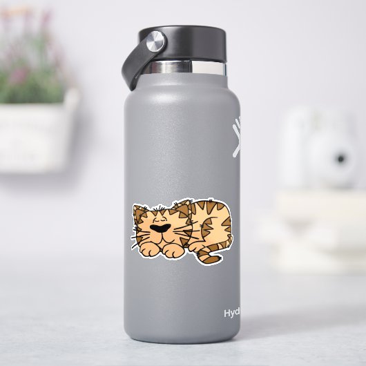 寝猫 シール (HydroFlask)