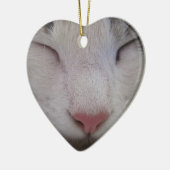 寝猫 セラミックオーナメント (左)