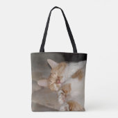 寝猫 トートバッグ (裏面)