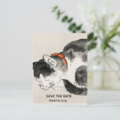 寝猫 ポストカード (スタンド正面)