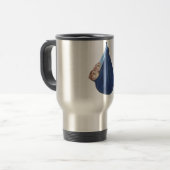 寝袋のコーヒーまたはタンブラーのフェレット トラベルマグ (正面左)