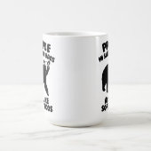 寝袋の人々は柔らかいタコスのようです コーヒーマグカップ (中央)