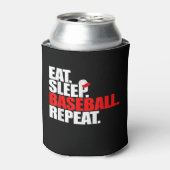寝野球食べリピート捕手野球 缶クーラー (缶正面)