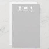 寝野球食べ用文房具 便箋 (正面/裏面)