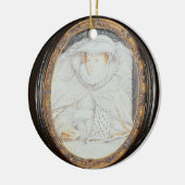 寡婦としてスコット(1542-87年)のメリー女王 セラミックオーナメント (左)