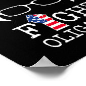 寡頭政治サンダースとAoc Freedom UsアンチTr ポスター (角)