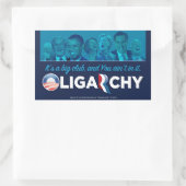 寡頭政治2012 長方形シール (バッグ)