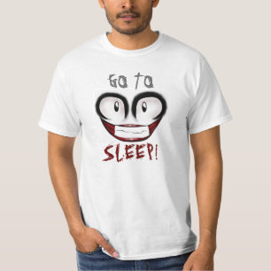 寢て下さい Tシャツ
