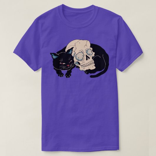 寧子スカル Tシャツ (デザイン正面)