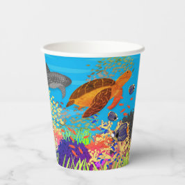 寧波カラフルサンゴ礁 紙コップ