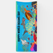 寧波カラフル礁マリンライフ 横断幕 (縦)