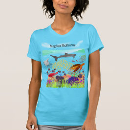 寧波鮮やかサンゴ礁インスパイア Tシャツ