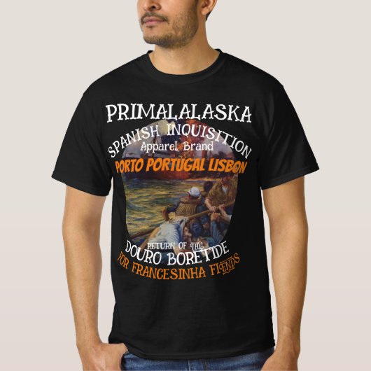 審スペインの査戻りターンリタイド Tシャツ (正面)