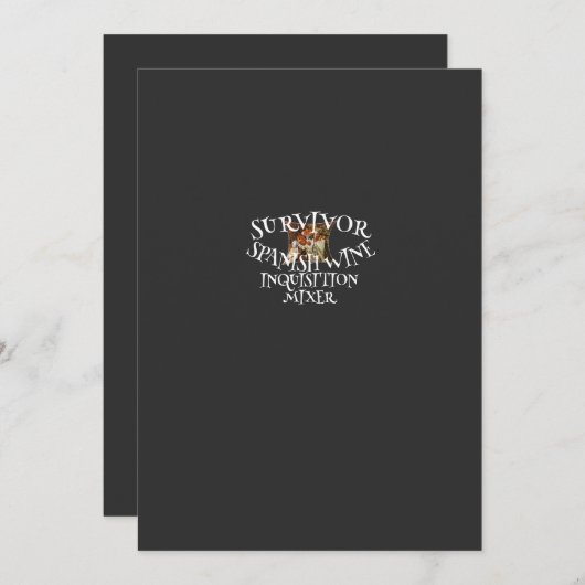 審スペインの査 招待状 (正面/裏面)