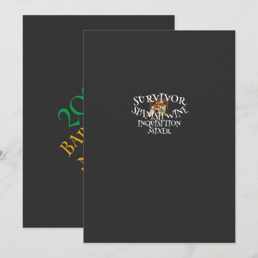 審スペインの査 招待状 (正面/裏面)