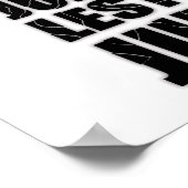 審判に付けらるべからずプリント ポスター (角)