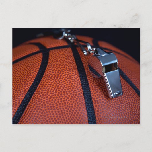 審判の笛が人の上に乗る ポストカード (正面)