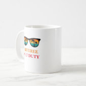 審判を職務外にする コーヒーマグカップ (正面左)