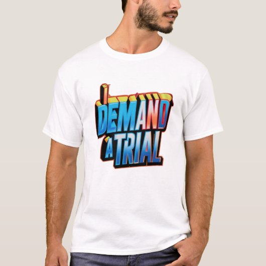 審判を請求する Tシャツ (正面)