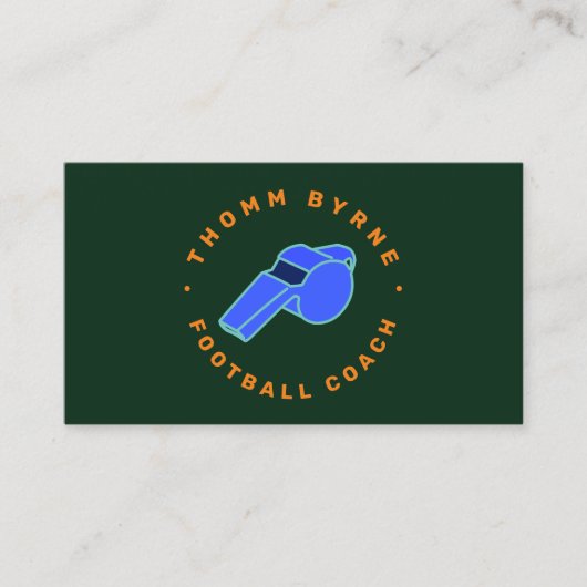 審判ホイッスルコーチビジネスカード 名刺 (正面)