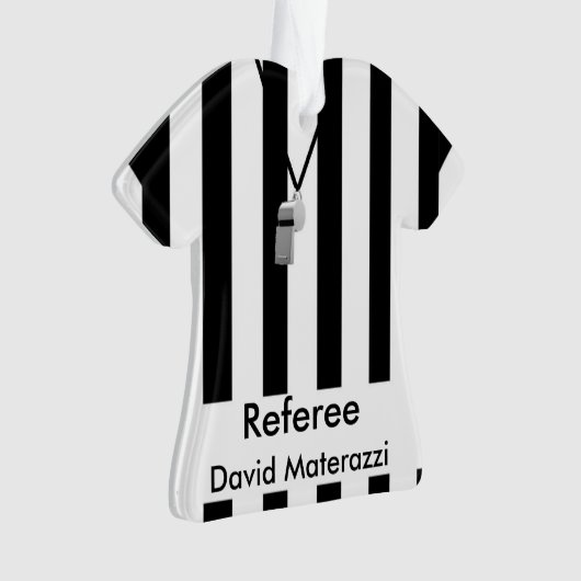 審判員のクリスマスのオーナメント オーナメント (正面)