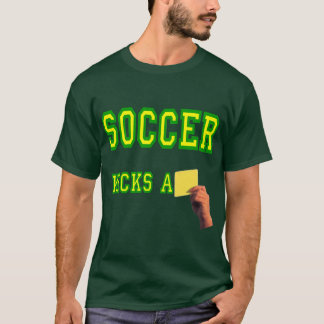 審判員のサッカーのワイシャツ Tシャツ