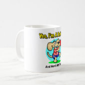 審判員のレッド・カードの飲み物用品 コーヒーマグカップ (正面左)