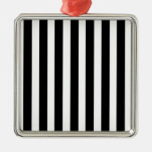 審判員は縞で飾ります メタルオーナメント (正面)