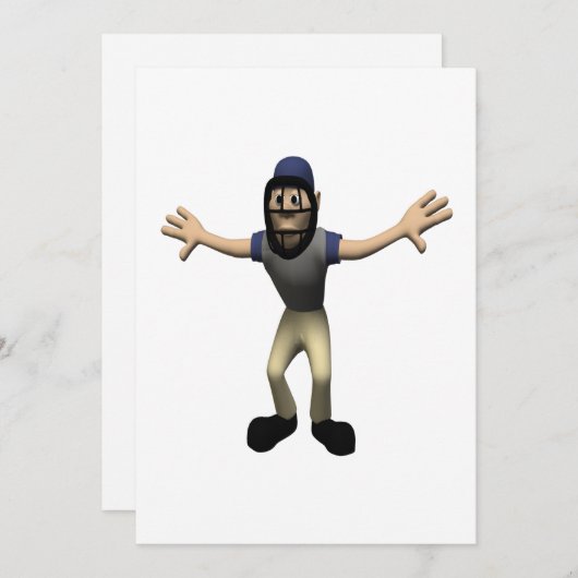 審判員 招待状 (正面/裏面)