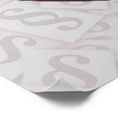 審判官ハンマー及び氏名を記載した弁護士又は公証人事務所 ポスター (角)