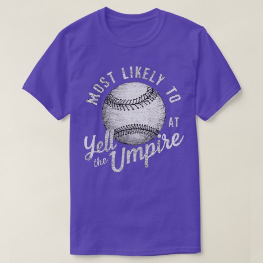 審判1で大声を出す可能性が最も高い Tシャツ (デザイン正面)