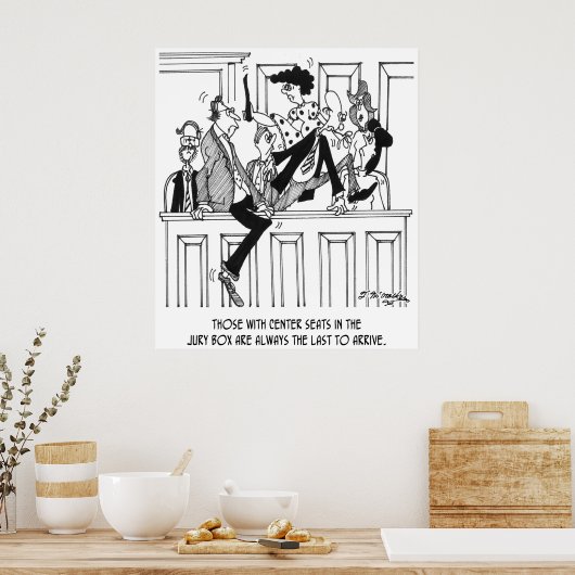 審査員漫画4657 ポスター (キッチン)