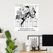 審査員漫画4657 ポスター (ホームオフィス)