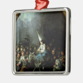 審理によって酷評される女性 メタルオーナメント (左)