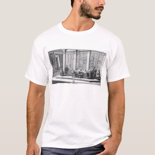 審理のテーブル Tシャツ (正面)