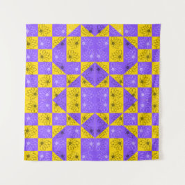 審美幾何学模様 タペストリー