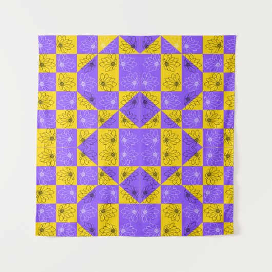 審美幾何学模様 タペストリー (正面)