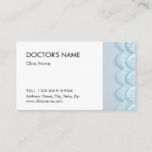 審美的な医者による目のまわりのBotoxの注入 名刺 (裏面)