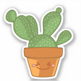 審美的な多肉植物サボテン シール