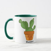 審美的な多肉植物サボテン マグカップ (左)
