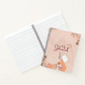 審美的な水の色マイデイリージャーナル ノートブック (内部)