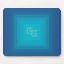 審美的な緑と青のマウスパッド マウスパッド