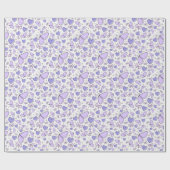 「審美的にかわいい蝶の手描きデザイン」 ラッピングペーパー (フラット)