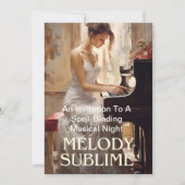 審美的に傾いた招待状カード 案内状 (正面)